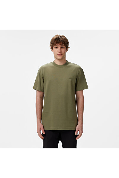 Lacoste Erkek Relaxed Fit Bisiklet Yaka Haki T-Shirt