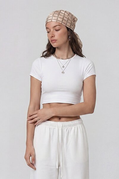 VAGGON Κοντομάνικη μπλούζα με λαιμόκοψη ποδηλάτου