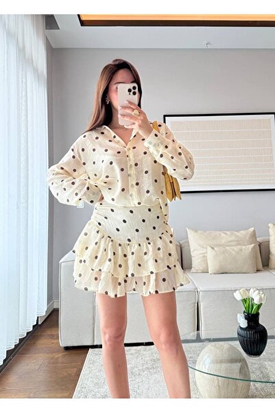 Paraf style Σετ Σιφόν με Πουά