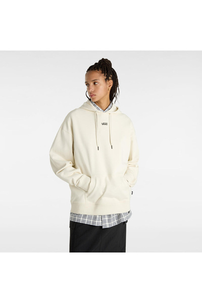 Vans Flyıng V Os Ft Ls Kadın Krem Rengi Sweatshirt