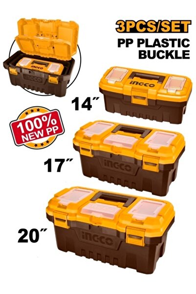Ingco Σετ Εργαλειοθήκης 3 τεμαχίων PBXK 0301