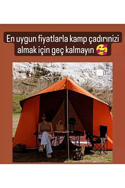 ozbience İki Oda Çadır Metal Köşe Destekli Hafif ve Dayanıklı Tasarım
