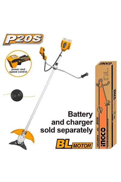 Ingco 40 V CSTLI 20018 Χορτοκοπτικό χωρίς ψήκτρες