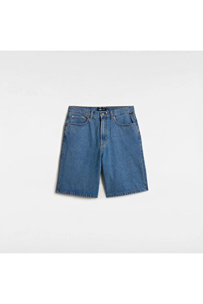 Vans Check-5 Pantaloni scurți pentru bărbați din denim largi, albastru bleumarin