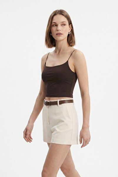 Rays Κοντό Αθλητικό Μπλουζάκι με Καφέ Λουράκια 947