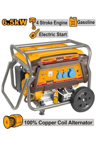 Ingco Γεννήτρια βενζίνης 6.5 kW με αυτόματη εκκίνηση
