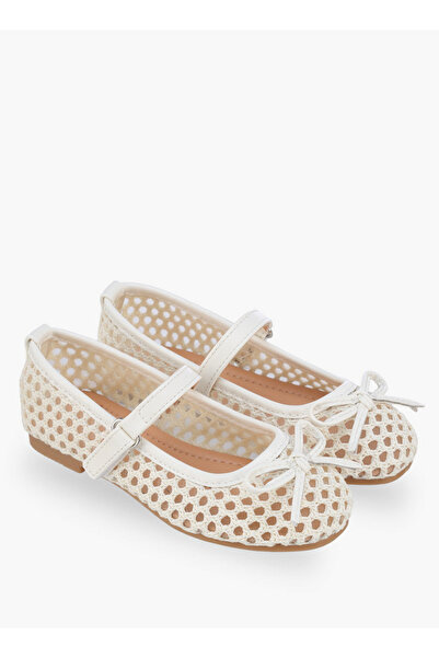 Flora Bella by Shoexpress Girls Hook & Loop Ballerina Shoes