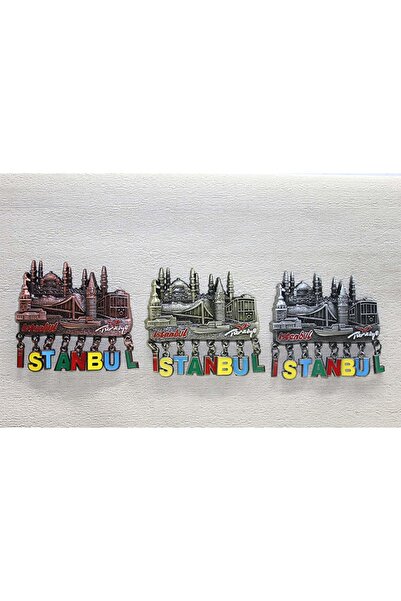 Store Sarkaçlı İstanbul Temalı Dekoratif Magnet 8 Cm Turistik Hediyelik