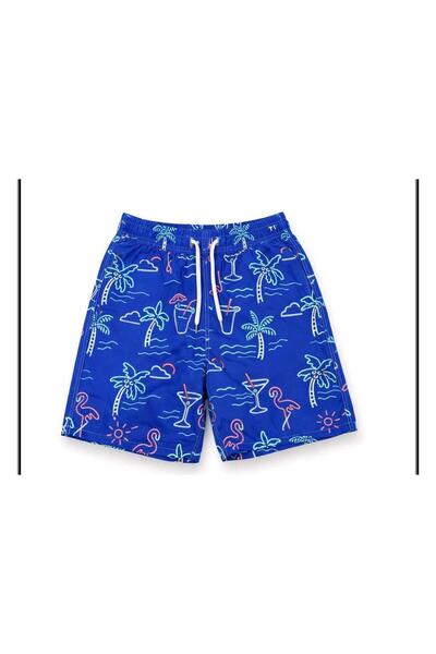 vovido Αγορίστικο μαγιό με σχέδια – Σορτς με θέμα το τροπικό καλοκαίρι, που σ...