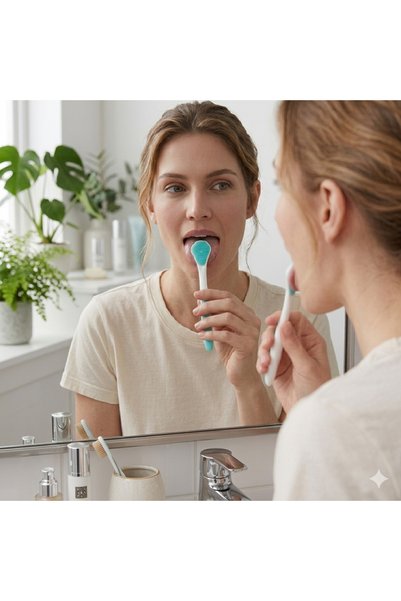 ÇAKABEY Tongue Cleaning Tongue Scraping Tool Tongue Eraser