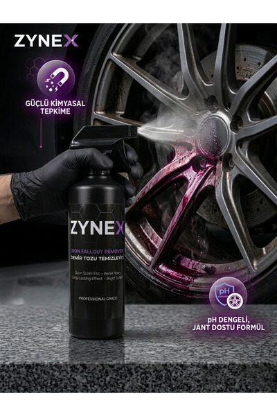 ZYNEX CARE Zynex Professional Demir Tozu Temizleyici 500 ml - Jant ve Boya Te...