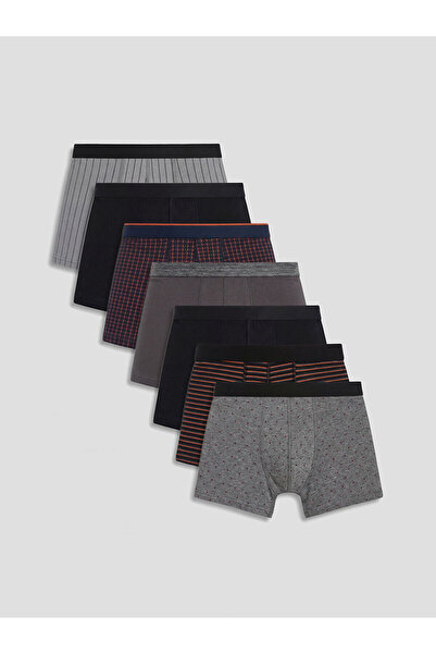 LC Waikiki Nevavm Cotton Flexible Men's Boxer Briefs 7-Pack