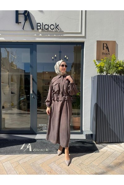 Babil Butik 2601-3000 Cepli Kadın Takım Kahve