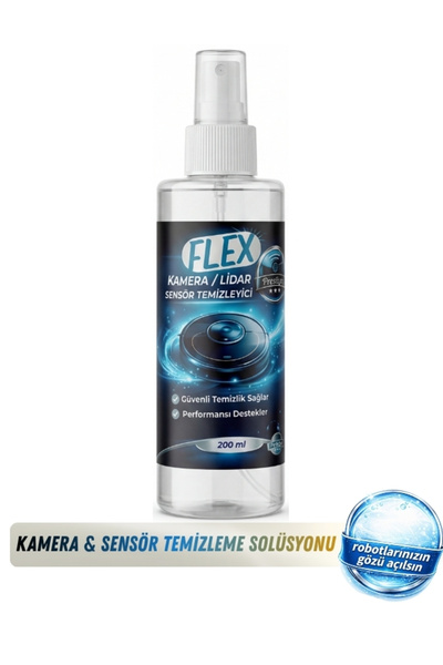 Flex Clean Robot Süpürge Sensör Temizleyici (Kamera & LiDAR) | Haritalama Hat...