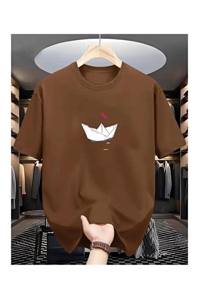 ZİYMO Μπλουζάκι Unisex με στάμπα πλοίου