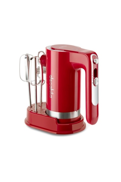 Decakila Μίξερ χειρός 90 W με 7 ταχύτητες, κόκκινο