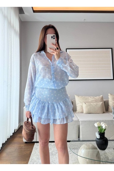 Paraf style Σετ Σιφόν με Πουά