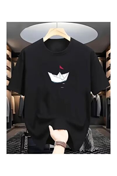 ZİYMO Μπλουζάκι Unisex με στάμπα πλοίου