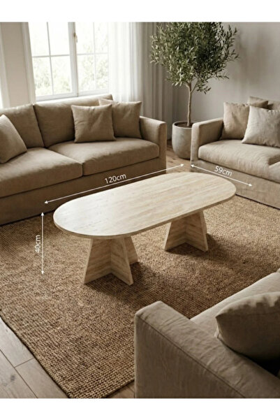MASSA LİFE oval orta sehpa