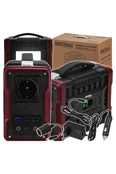 Kraft Φορητός σταθμός ενέργειας, ενσωματωμένος φακός, αντάπτορας αναπτήρα αυτ...