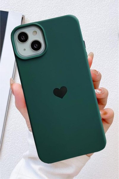 3GEN CASE İphone 14 Plus - İphone 15 Plus Uyumlu Kalp Logolu Renkli First Kılıf