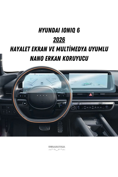 UniqAnatolia واقي شاشة نانو متوافق مع شاشة الهيكل العظمي وشاشة المعلومات لسيا...