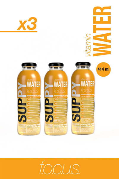 Vitamin Water Focus 3 Adet 414 ml