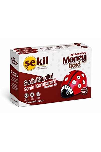 Şekil Seramik Uğur Böceği Kumbara Seti