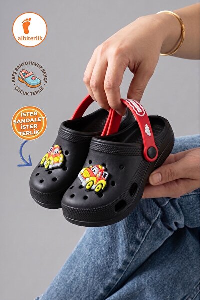AlbiShoes Gezer auto dekorirane papuče za bebe i decu, sandale za unutrašnju ...