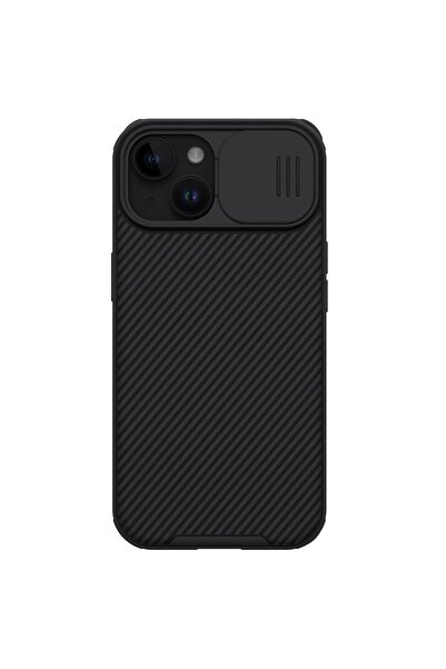 Nillkin Husă CamShield Pro pentru iPhone 15 Plus, Protecție cameră, Negru