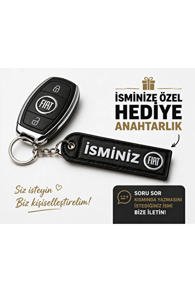 YSN SOUNDS İsimli Fiat Anahtarlık , Kişiye Özel - Hediyelik İsimli Araç Logol...