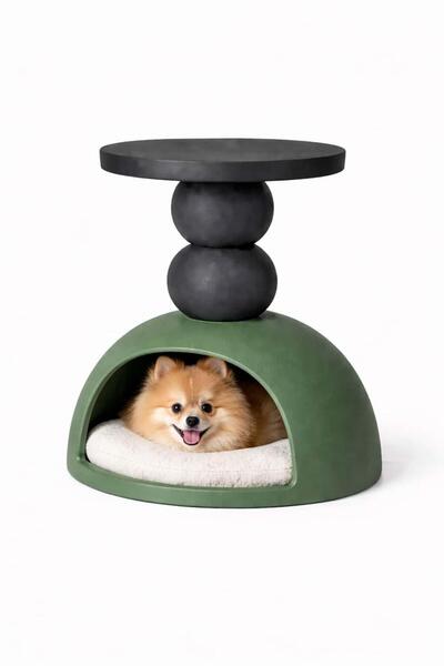 yumylamp Modern Tasarım Kedi & Köpek Evi – Üst Sehpalı Konforlu Evcil Hayvan ...