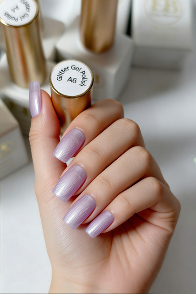 Easy Beauty 15ml Aura Deniz Kabuğu Kalıcı Oje - Protez Tırnak Ojesi - GLITTER...