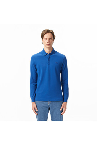 Lacoste Erkek Regular Fit Uzun Kollu Koyu Mavi Paris Polo