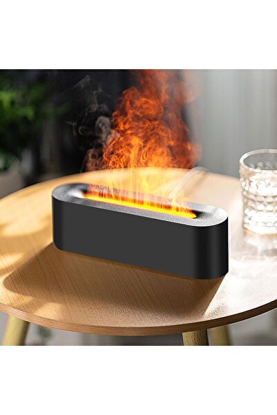 gzml Διαχυτής Αιθέριων Ελαίων με Εφέ Φλόγας