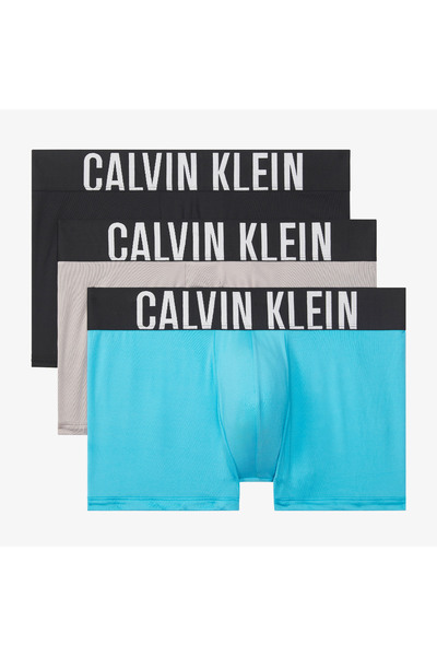 Calvin Klein Logolu Bel Lastikli Erkek Renkli 3'lü Boxer