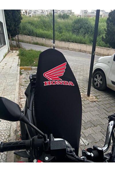 Utku Giyim FORZA UYUMLU MOTOSİKLET SELE KILIFI SİYAH RENK (KONTURLU BASKI)