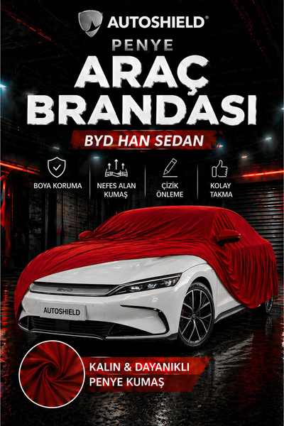 Universal BYD Han Sedan Penye Araç Brandası Kumaş Garaj Brandası Oto Koruma Ö...