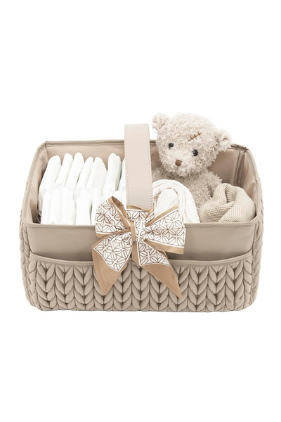 OEM Καλάθι αποθήκευσης πάνας / Οργανωτής πάνας με 2 μεγάλα διαμερίσματα εσωτε...