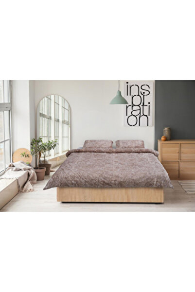 Heinner Set de pat din catifea imprimată, King Size 220 x 200 cm, Model Dust