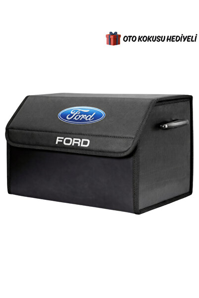 Autowise Ford Marka Logolu Oto Bagaj Organizer Çanta Oto Bagaj Çantası 2 Bölmeli Suni Deri