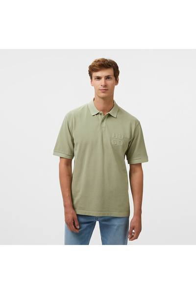 HUGO Dustreck Erkek Yeşil Polo
