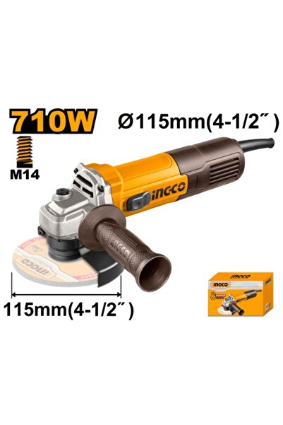 Ingco Γωνιακός τροχός 710 W 115 mm