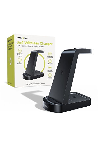 Mobile Origin Încărcător wireless 3 în 1 PW14 Compatibil cu iPhone