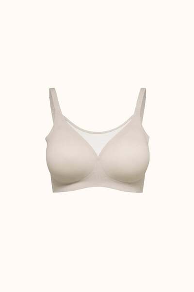 C&City Σουτιέν χωρίς μπανέλες, χωρίς ραφές, με επένδυση κοπής με λέιζερ CC414...