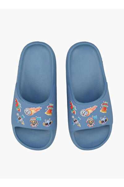 Aqua Boys Space Print Slides