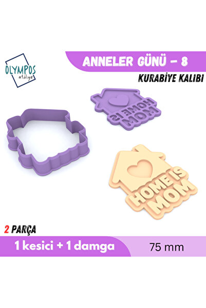 Olympos Atölye Mother's Day - 8 |   75mm |   Cookies - Sugar Dough - Play Dou...
