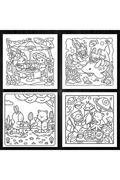 COZY Carte de colorat - 60 de ilustratii - Cuties