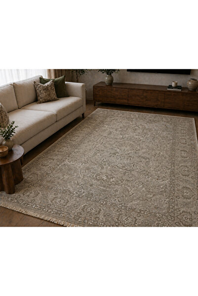 Dünya Halı Outlet Hudson Collection %100 Polyester Classic Vintage Dokuma Otu...