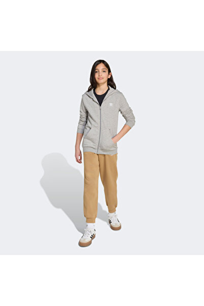 adidas Full Zip Çocuk Gri Sweatshirt